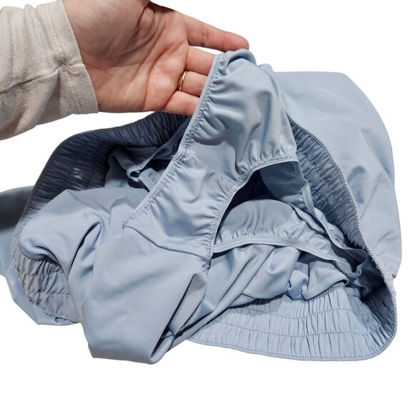 Nike Dri-Fit Light Blue XL Running Shorts‎ Womens Elastic Waistband Summer 2024 - Picture 4 of 9